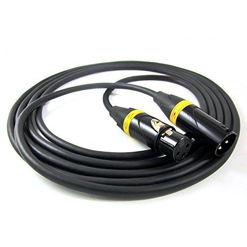 [AUSTRALIA] - XLR Cable 10 Ft - Reliable, High Performance from Vitrius Cables - 3-pin Connectors, Male to Female 10-foot 