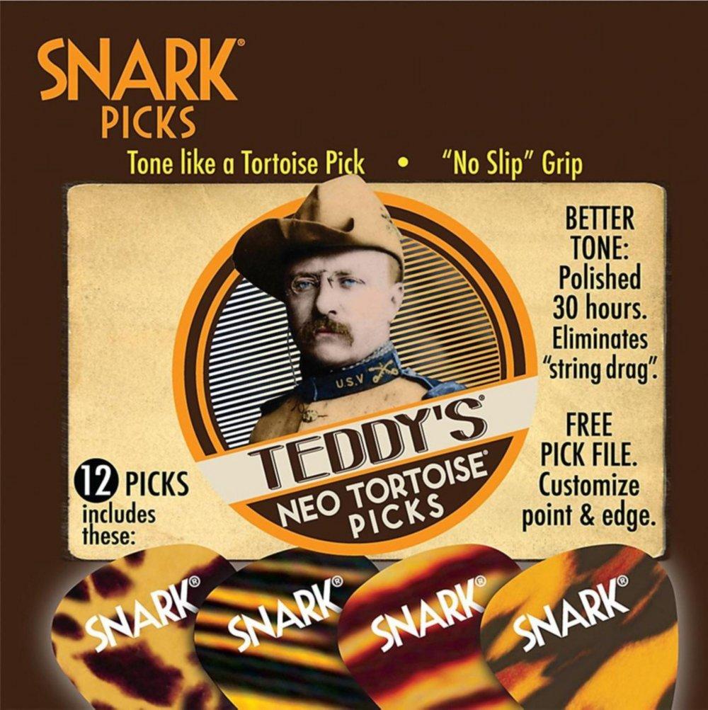 Snark Teddy's Neo Tortoise Guitar Picks 1.0 mm 12 Pack