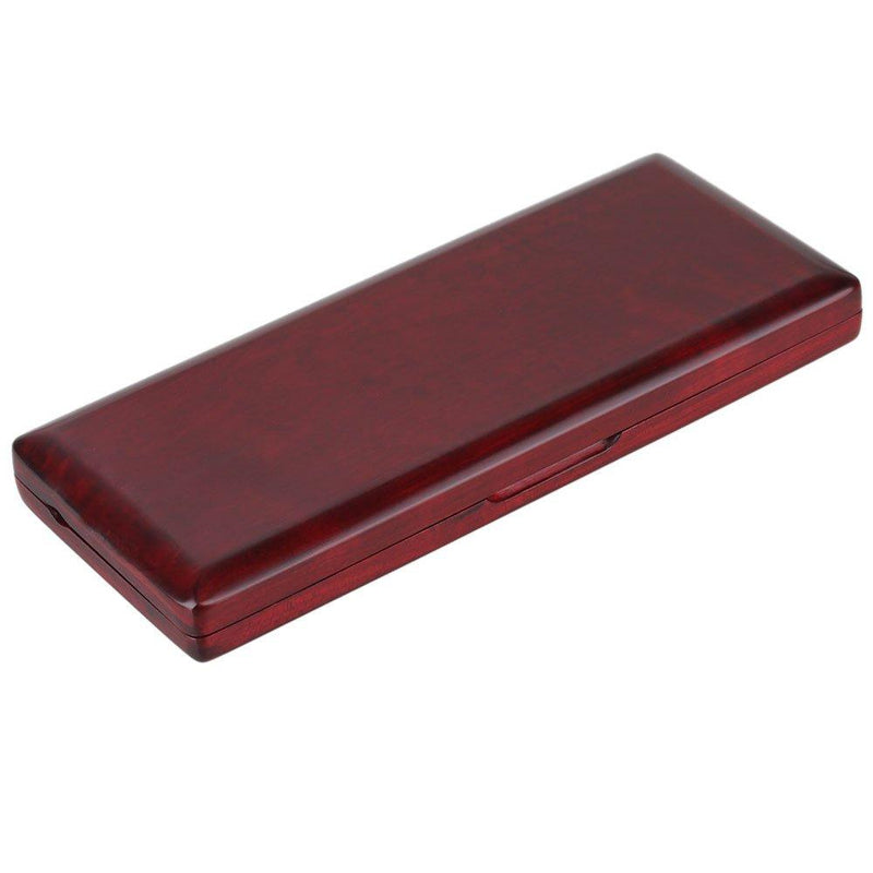 BQLZR Red Wood Bassoon Reed Box for 10 Reeds Hold or with Soft Velvet