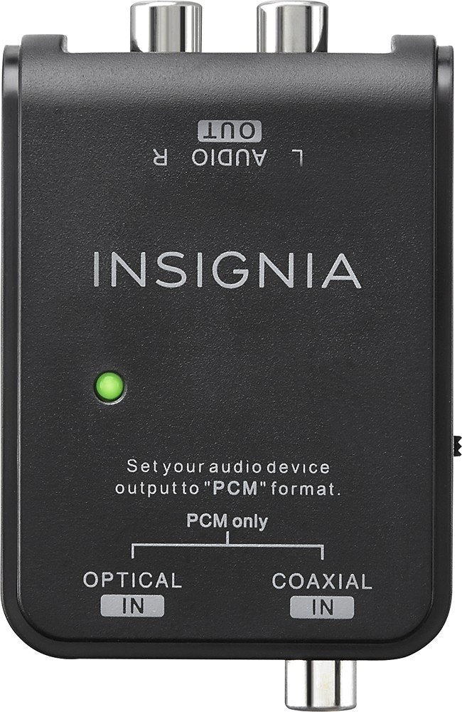 Insignia Optical/Coaxial Digital-to-Analog Converter - Black