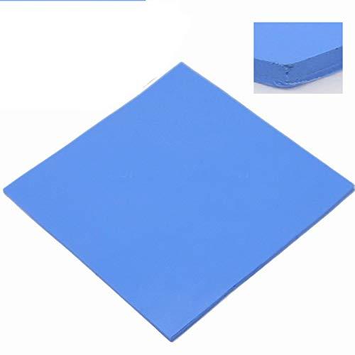 SPHINX blue 100x100x1.5 mm GPU CPU PS3 PS2 Heatsink Cooling Thermal Conductive Silicone Pad. Works for TV boards and any proper electronics.