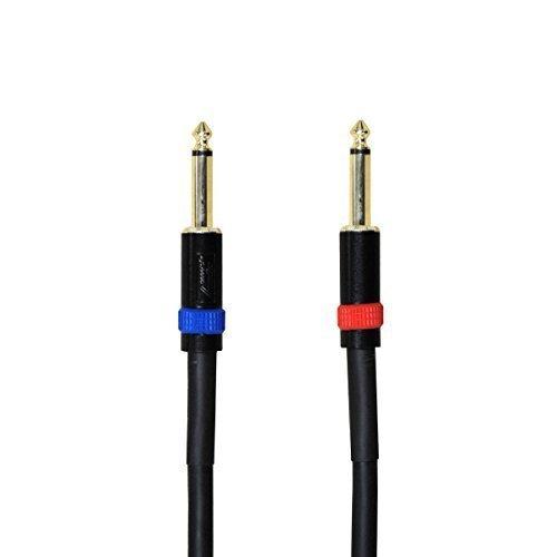 Audio 2000s E90103P2 1/4" to 1/4" 14 AWG 3 Feet Speaker Cable (2 Pack)
