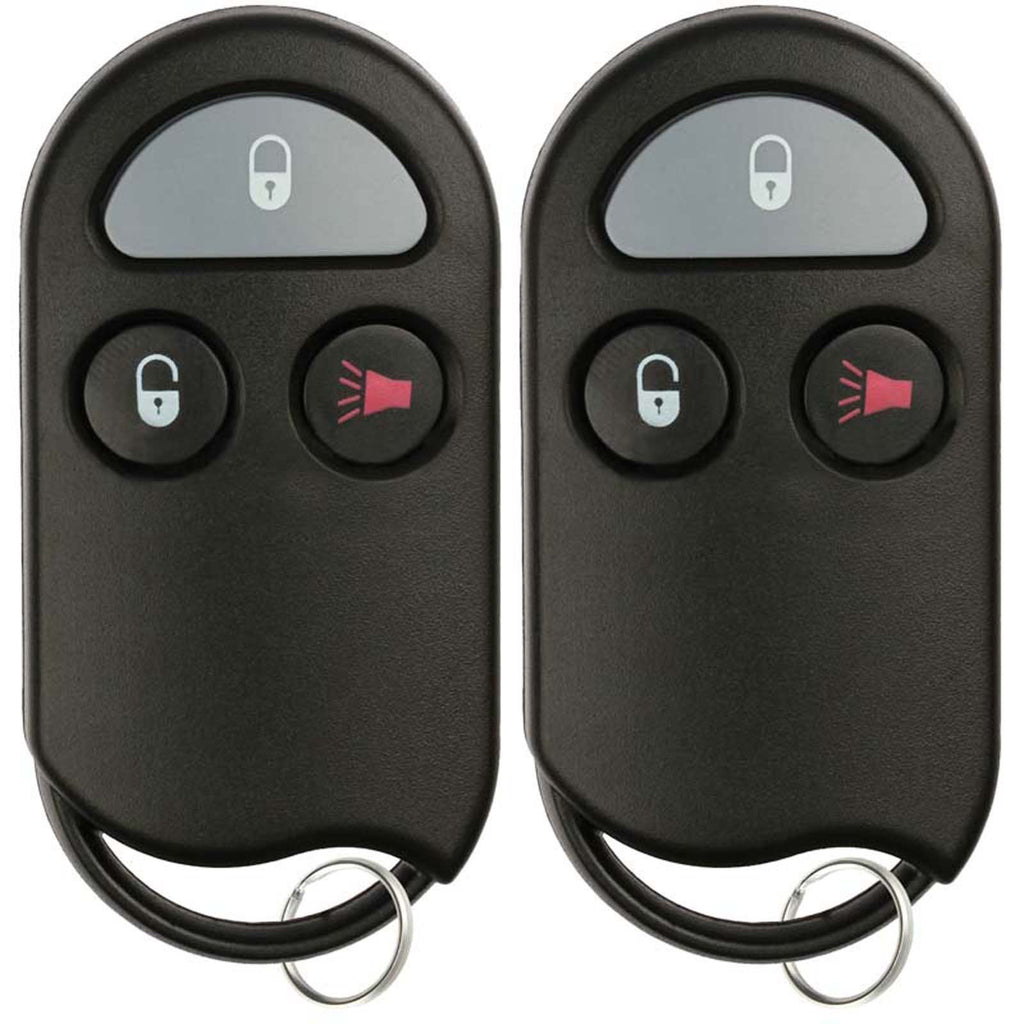 KeylessOption Keyless Entry Remote Control key fob Replacement for KOBUTA3T (Pack of 2)