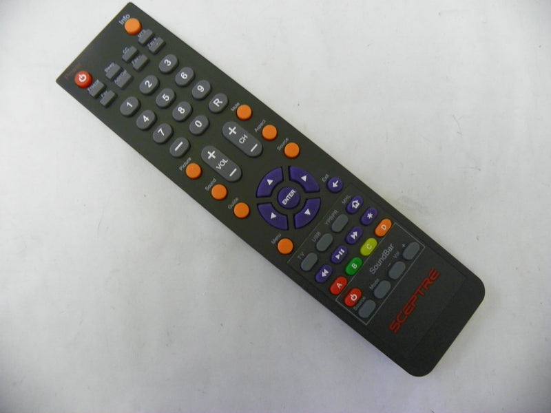 Sceptre E325, E245BD-FHDU, E325BV-HDC DVD, Sound Bar, Combo TV Remote Control