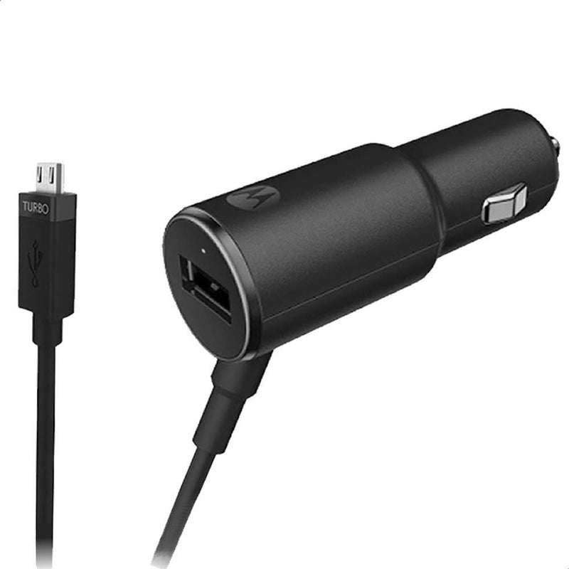 Motorola TurboPower 25 Rapid Charge Car Charger - Retail Packaging 25W Dual Port 25W Rapid Charger