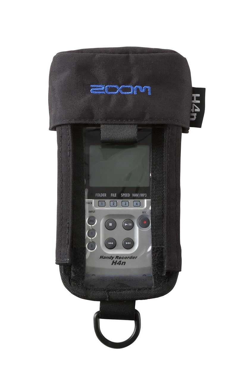 [AUSTRALIA] - Zoom PCH-4n Protective Case For H4n, H4n Pro, H4n Pro All Black, Water Resistant, Dust Resistant, Velcro Belt Loop, Boom Pole Sleeve, Key Ring for Additional Mounting Options 