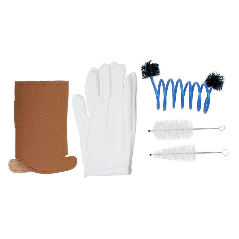 Andoer Saxophone Cleaning Care Kit Belt Thumb Rest Cushion Reed Case Mouthpiece Brush Mini Screwdriver Cleaning Cloth