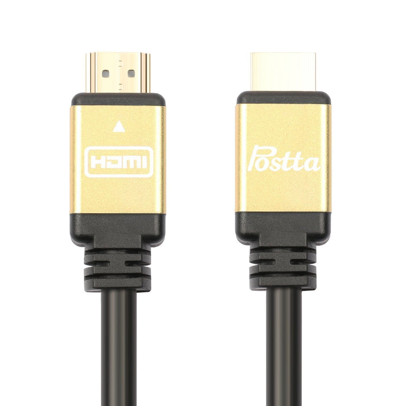 Postta Ultra HDMI 2.0V Cable(20 Feet) Support 4K 2160P,1080P,3D,Audio Return and Ethernet - 1 Pack(Golden) 20FT Golden