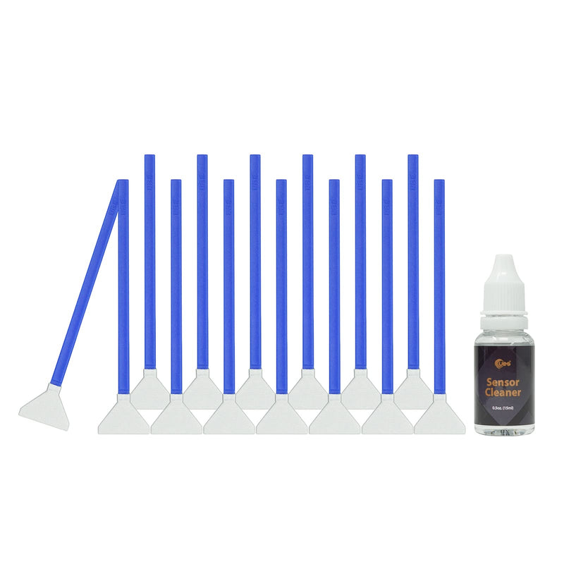 UES FFR24 Professional DSLR SLR Digital Camera CMOS and CCD Sensor Cleaning Swab Kits for Full-Frame Sensors: 14 X 24mm Full Frame Sensor Cleaning Swabs + 15ml Sensor Cleaner 14 Swabs + 15ml Cleaner