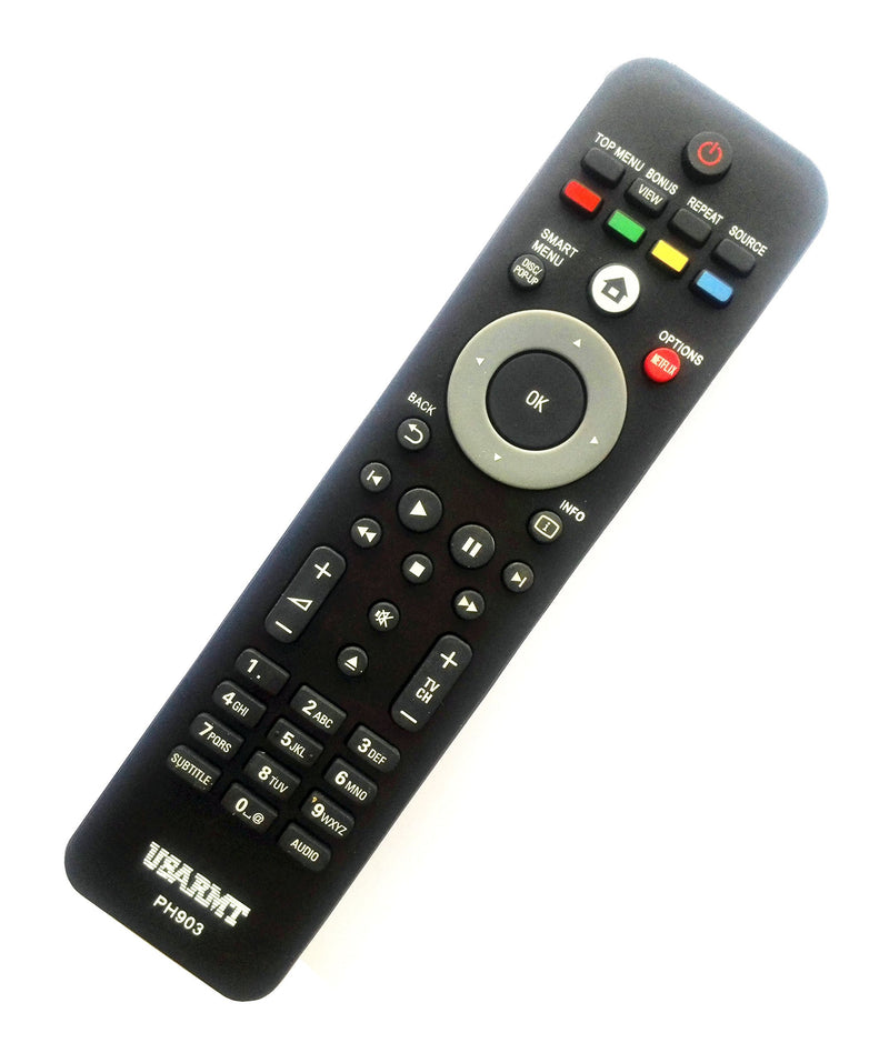 New Philips Universal TV&DVD Blu-ray Player Remote Fit for 99% Philips Plasma LCD LED TV & DVD Blu-ray Player. No Need to Set up, Easy to USE!