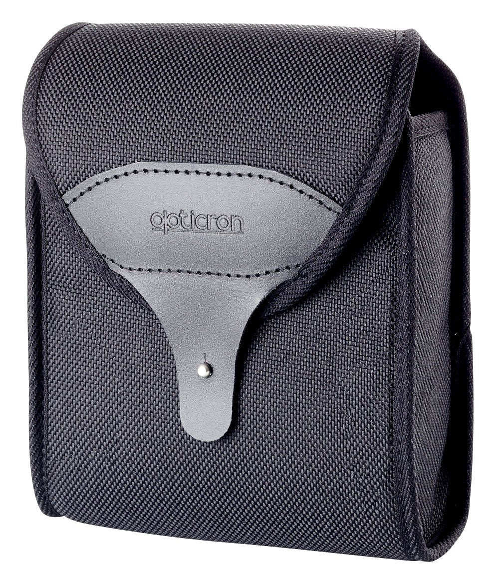 Opticron Universal Binocular Case - Soft Canvas & Leather. Internal Dimensions 6.3x5.1x2.2 inches Binocular 6.3x5.1x2.2 inches