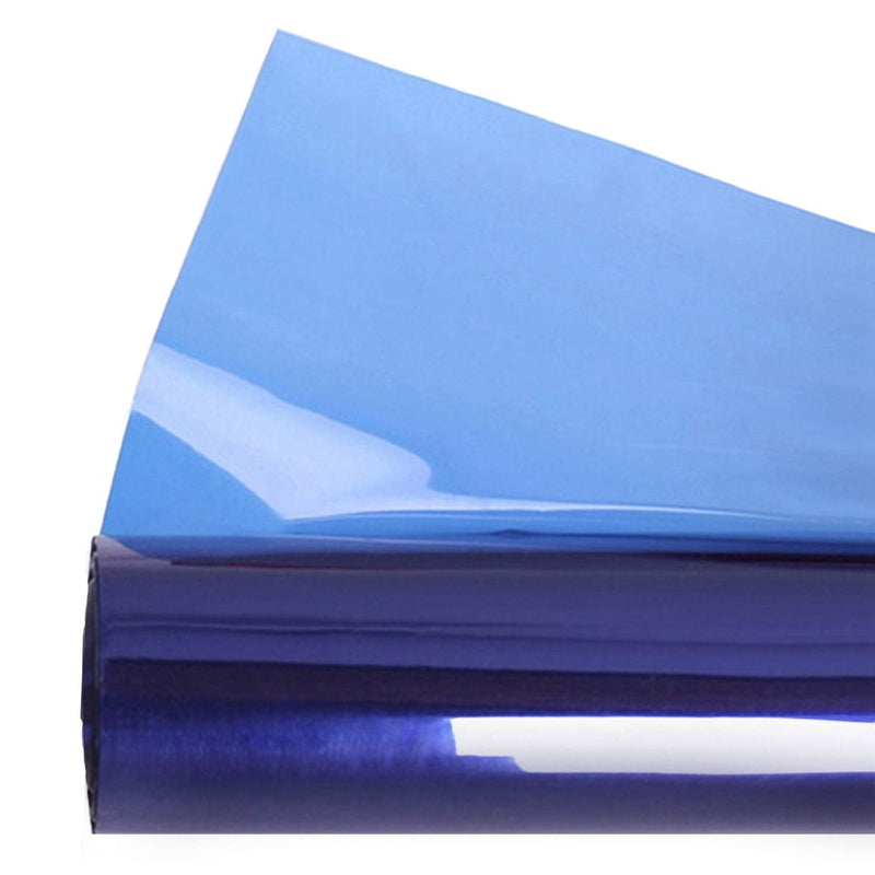 Meking 16x20 Inch Blue Lighting Gels Color Filter Paper Colored Correction Plastic Sheets for Photo Studio Light Red Head Light Strobe Flashlight - Light Blue