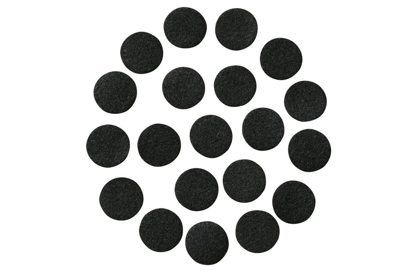 Black Adhesive Felt Circles: Variety of Sizes: ½”, ¾”, 1" or 1.5" Wide; Package Sizes for Wholesale Pricing, Die Cut Stickers Ready to use for DIY Projects & Crafts (48 Count 1", Black) 48 Count 1"