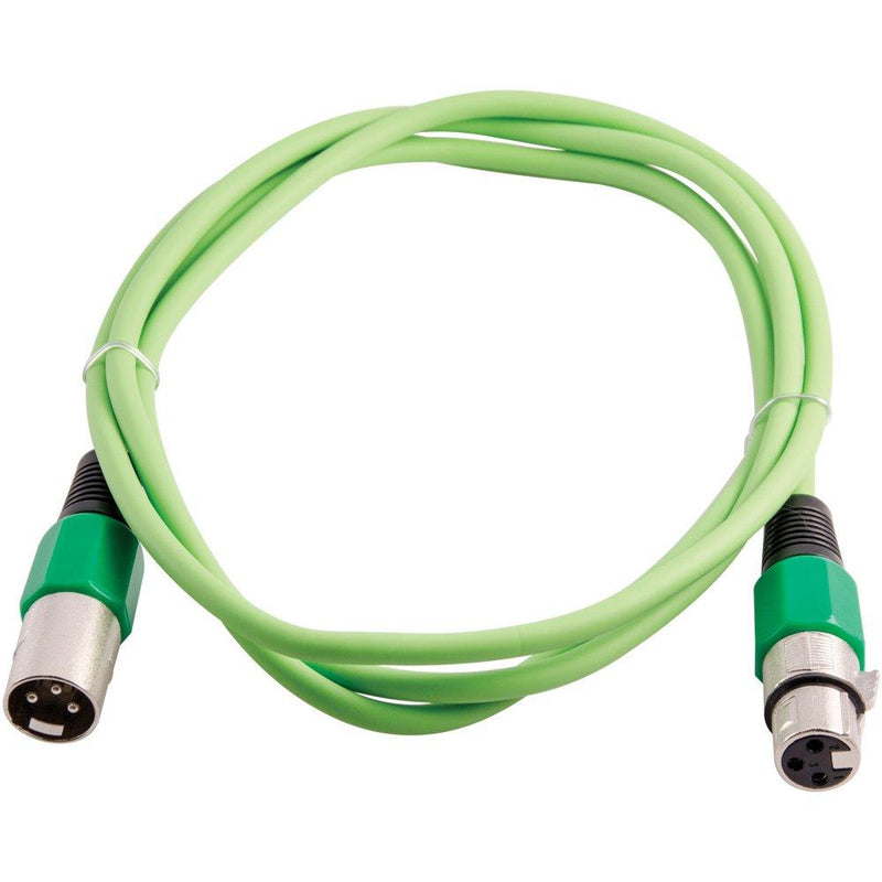 [AUSTRALIA] - Grindhouse Speakers - LEXLR-6Green - 6 Foot Green XLR Patch Cable - 6 Foot Microphone Cable Mic Cord 
