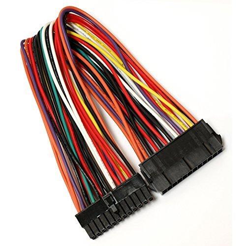 24-PIN ATX Extension Cable - 12" / 30cm with 16 AWG Wire