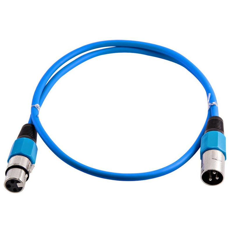 [AUSTRALIA] - Grindhouse Speakers 3 Foot Blue XLR Microphone Cable (LEXLR-3Blue) 