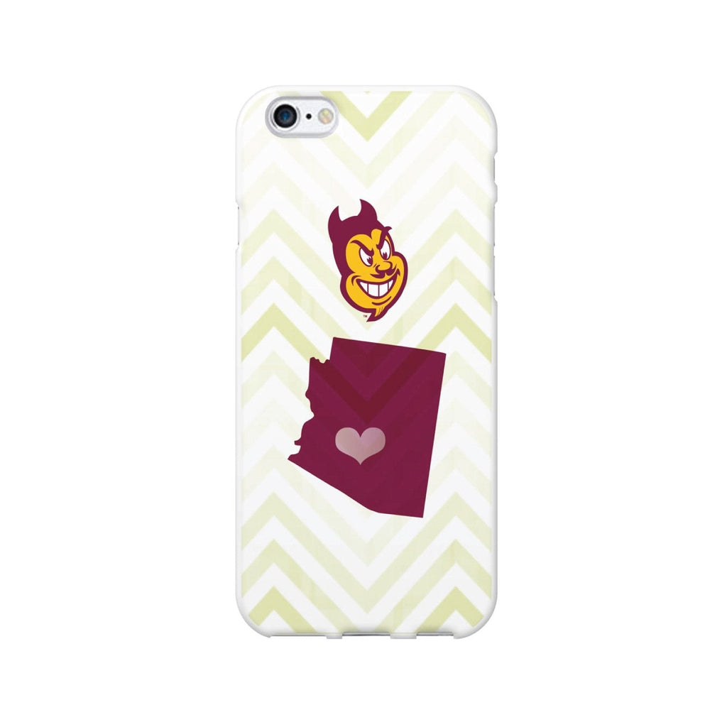 OTM Essentials Arizona State University, State Cell Phone Case for iPhone 6/6s - White Arizona State University, State Cell for iPhone 6/6s - White