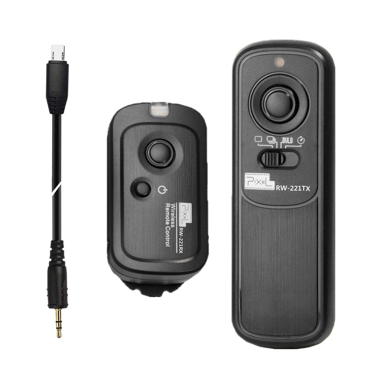 Pixel 2.4GHz Digital Wireless Remote Control S2 Remote Shutter Release for Sony Cameras, Replaces Sony RM-SPR1 RW-S2