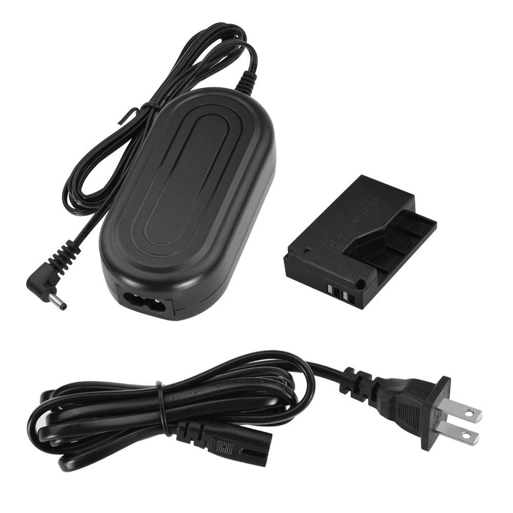 PowEver Camera AC Power Adapter Charger Kit ACK-E15 for Canon EOS 100D with DC Coupler DR-E15 for Rebel SL1 Kiss X7