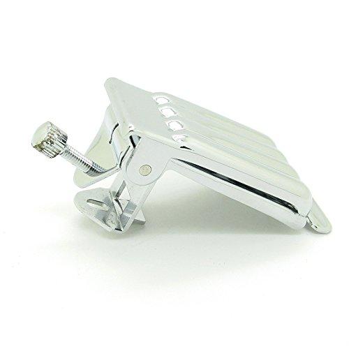 Nickel Chrome Plated Bridge Tailpiece Clamshell Cover for 5 String Banjo