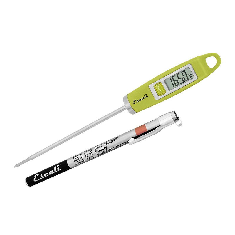 Escali DH1 Gourmet Digital Thermometer, NSF Certified-Green, Standard Green