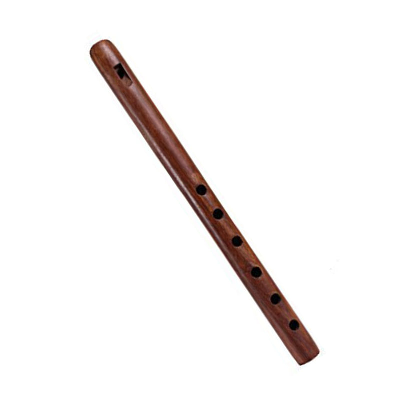 Chirstmas Sale -13" Indian Musical Instruments Hand Carved Wooden Flute with Rustic Finish