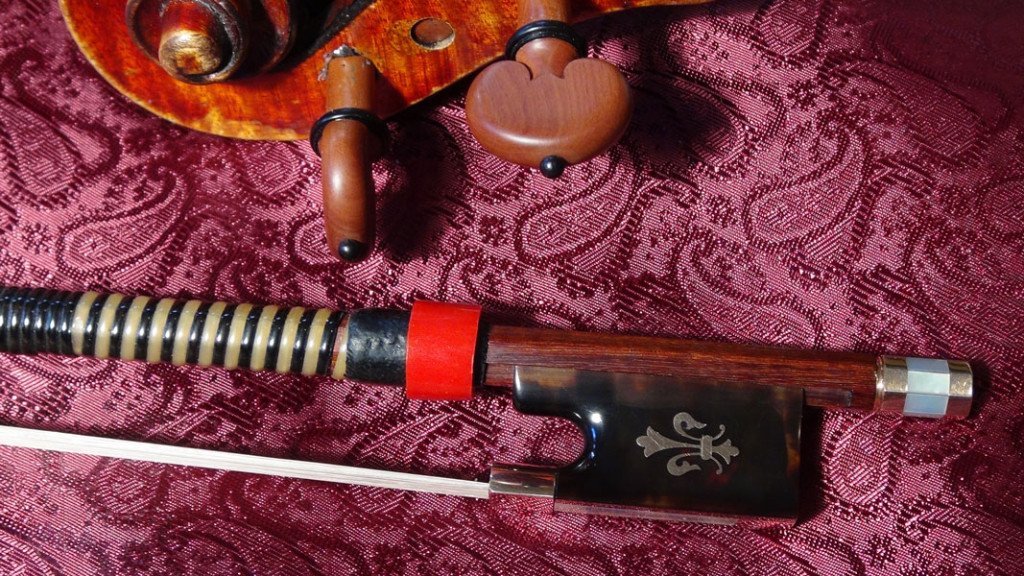 Violin, Cello BowGrip by AcoustaGrip (Ruby Red)