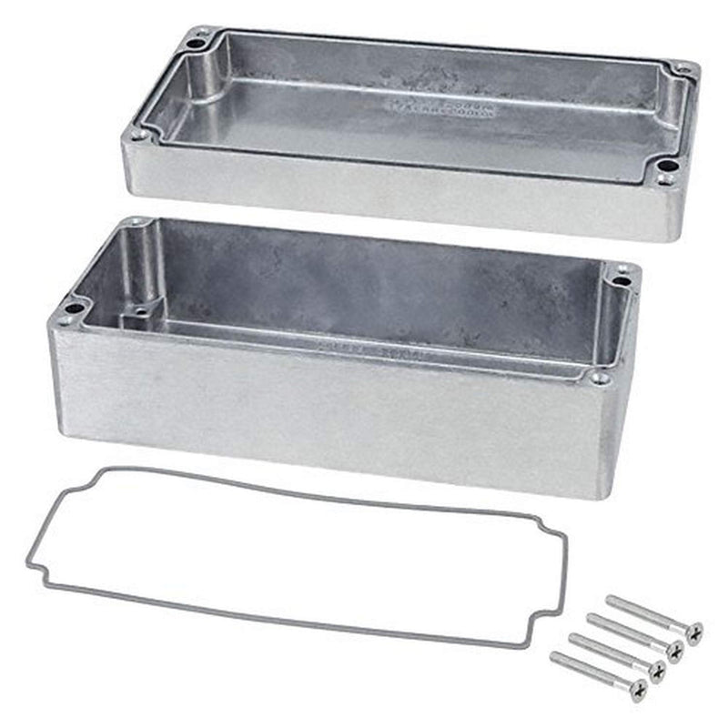 BUD Industries AN-1321-A IP68 Aluminum Enclosure 4.9" L x 3.14" W x 1.59" H, Natural