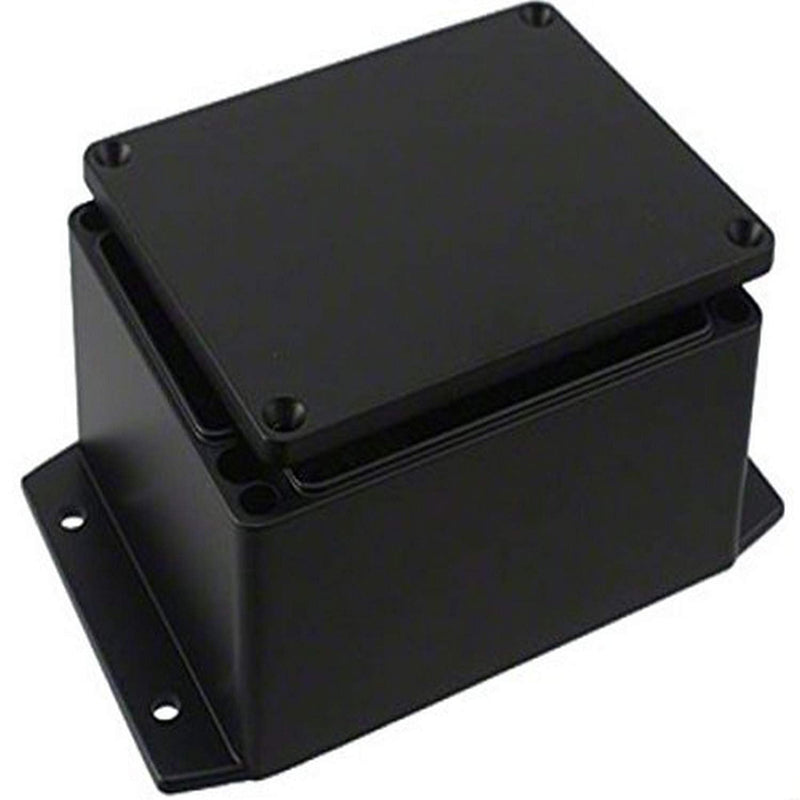 BUD Industries AN-2854-AB IP68 Aluminum Enclosure 4.53" L x 3.54" W, Black