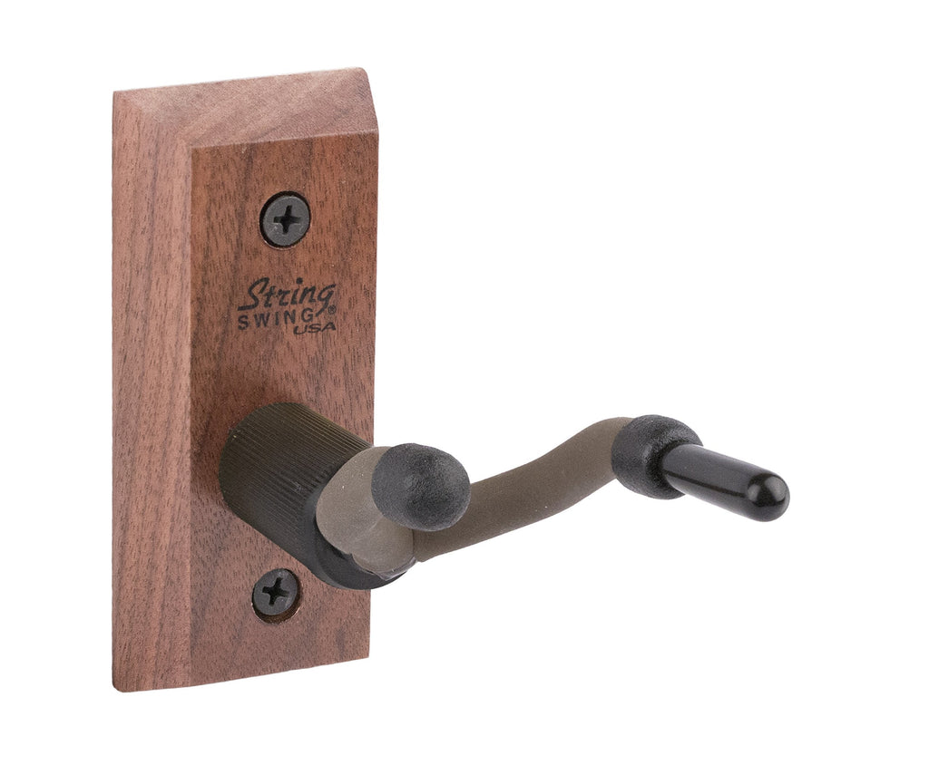 String Swing Hardwood Home & Studio Hanger - for Small Violins - Black Walnut