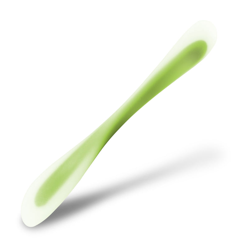 Orblue Flexible Dual-Sided Silicone Spatula - Green