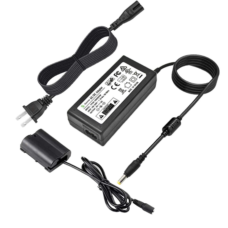 Gonine EP-5B DC Coupler EH-5 AC Power Adapter Charger kit, Replace EN-EL15 Battery for Nikon Z6 Z7 1 V1 D800 D810 D750 D7500 D7200 D7100 D7000 D610 D600 Digital Cameras.