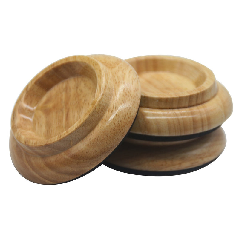 Piano Caster Cups Grand Piano Caster Cups Wood coasters Cups Piano Caster Pads for Grand Piano Oak