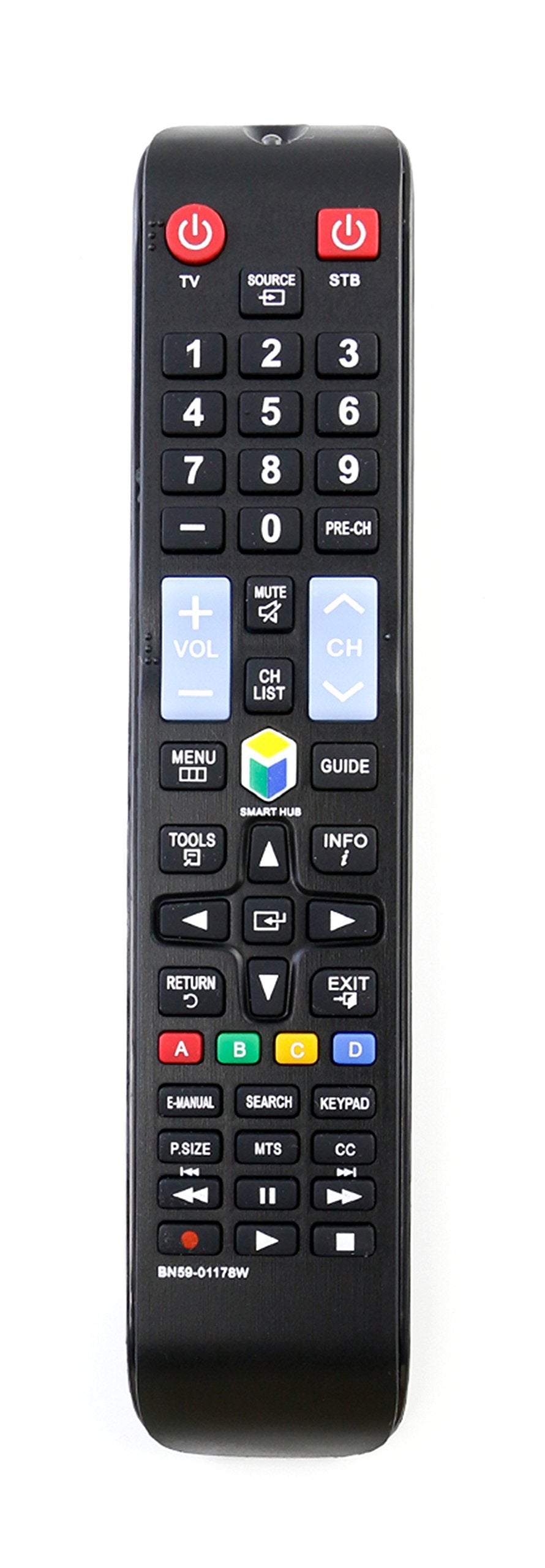 New Vinabty Replaced Remote BN59-01178W fit for Samsung LED Smart TV UN28H4500 UN32H5201 UN32H5203 UN40H5201 UN40H5203 UN40H6203 UN46H6201 UN46H6203 UN50H5203 UN50H6201 UN50H6201AF BN59-01220E