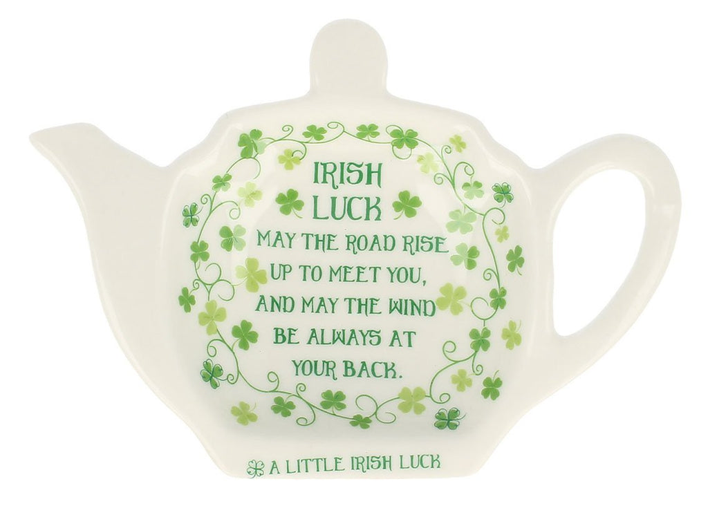 Tea Bag Holder, Clover Irish Saying