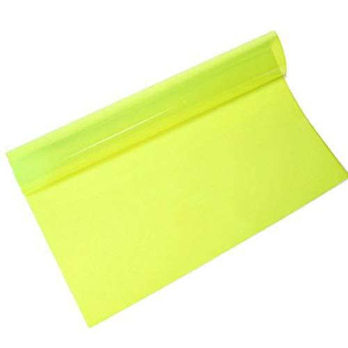 Meking 16x20 Inch Gels Color Filter Paper for Studio Light Red Head Light Fluorescent Yellow