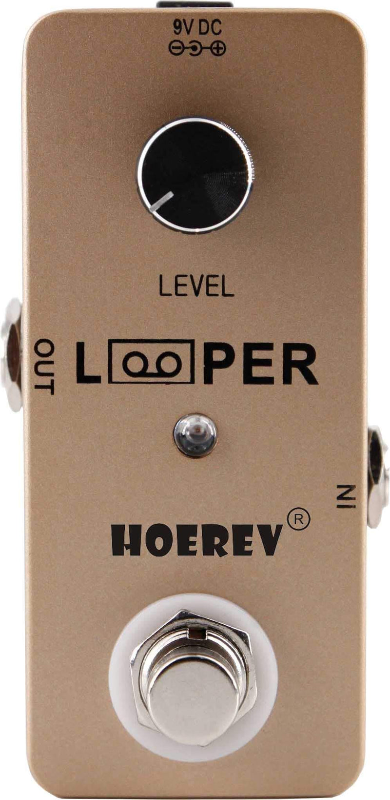 [AUSTRALIA] - HOEREV Guitar Looper Effector Pedal, Color Golden 