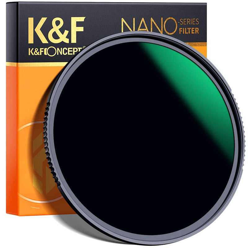 K&F Concept 67MM Fixed ND Filter ND1000 10 Stops, Neutral Density Lens Filter HD 18 Layer Neutral Grey ND Lens Filter with Multi-Resistant Nano Coating for Canon Nikon Lens 67MM ND1000