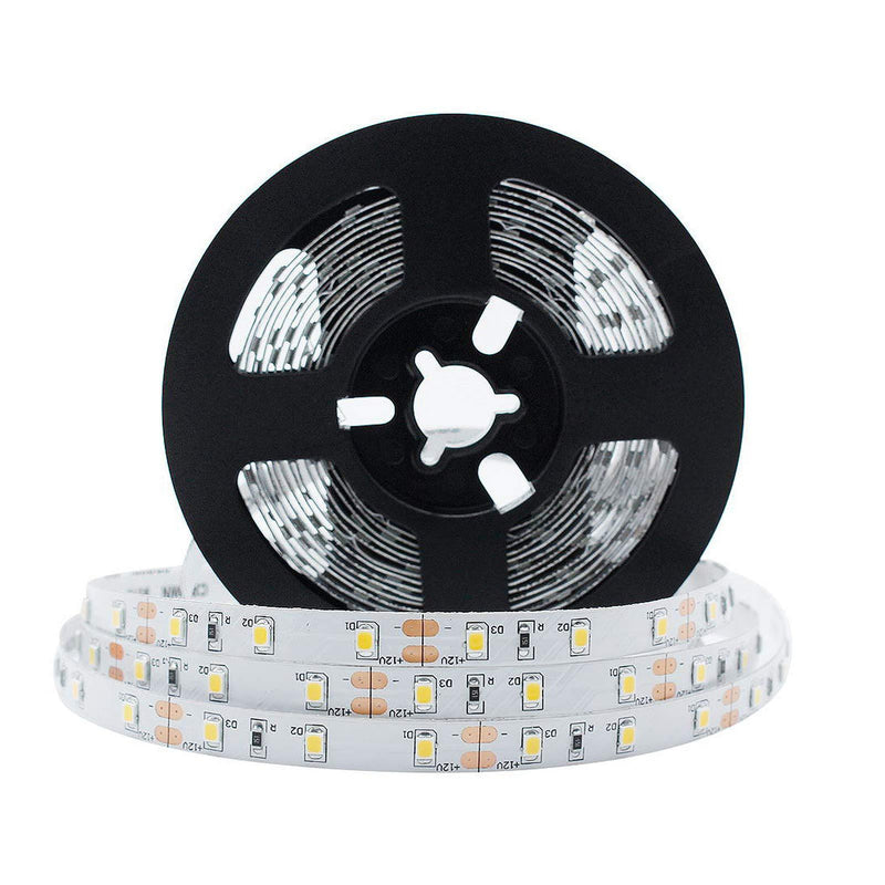 [AUSTRALIA] - LightingWill LED Strip Lights CRI90 SMD3528 16.4Ft(5M) 300LEDs Nature White 4000K-4500K 60LEDs/M DC12V 24W 4.8W/M 8mm White PCB Flexible Ribbon Strip with Adhesive Tape Non-Waterproof H3528NW300N 5m Cri90 Natural White 