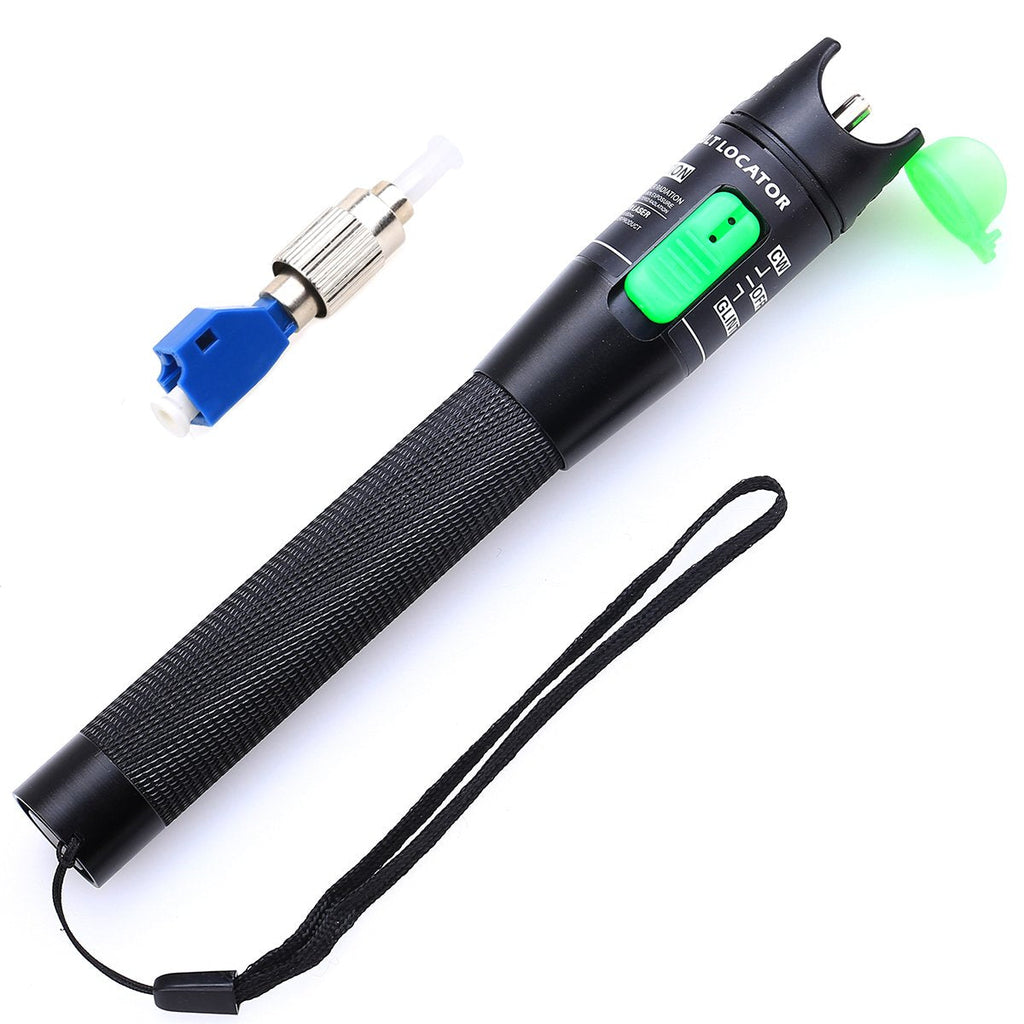 Aluminium Alloy 20km Visual Fault Locator Fiber Optic Cable Tester/VFL for FC,SC,ST & LC Adapter