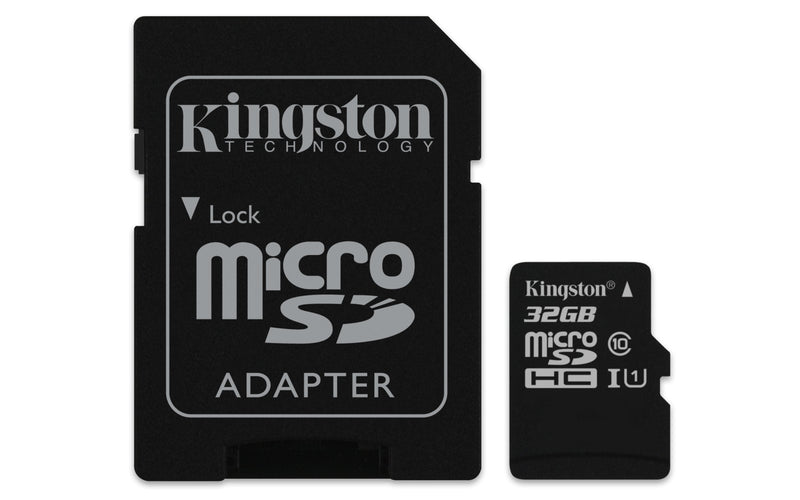 Kingston Digital 32GB Micro SDHC UHS-I Class 10 Industrial Temp Card with SD Adapter (SDCIT/32GB) microSDHC with SD Adapter