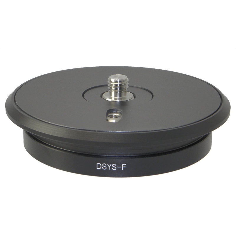 DSYS-F Flat Adapter 3/8" Stud 85mm Outer Diameter Gitzo Compatible/Tripod Video Head Desmond