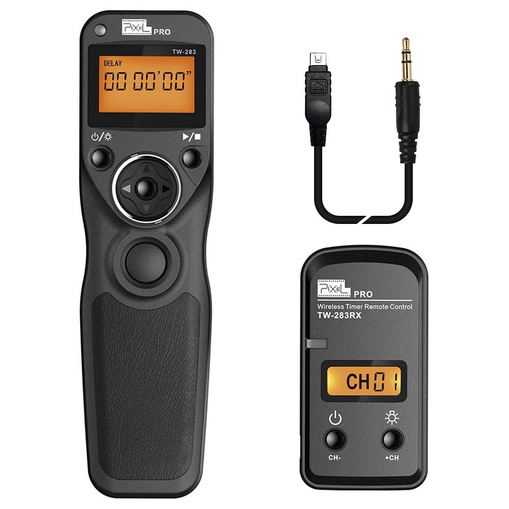 Pixel Wireless Shutter Release Cable Timer Remote Control TW-283 UC1 Compatible for Olympus Cameras TW-283 UC1 for Olympus