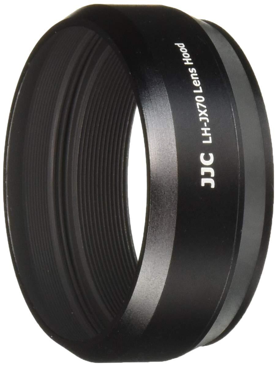 LH-JX70 Black Metal Lens Hood 49mm Filter Adapter Ring Cap Thread for Fujifilm X70 Camera Replaces Fujifilm LH-X70