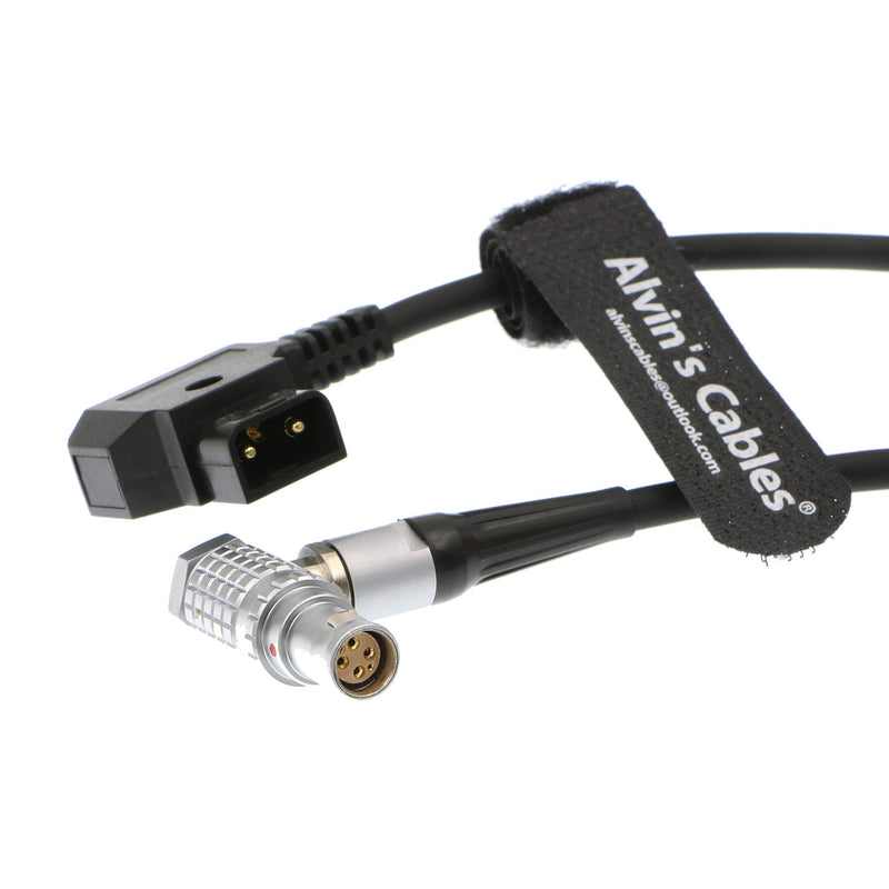 Alvin's Cables Red Epic Scarlet Flexible Thin Power Cable D Tap to Right Angle 1B 6 Pin Female Right angle 6pin 39in