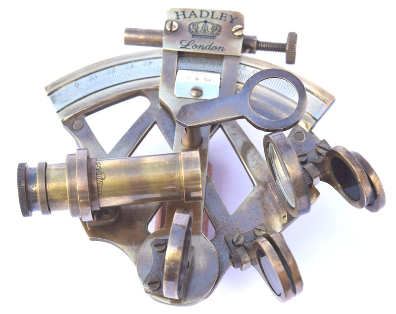 NEOVIVID Solid Brass Sextant Nautical Maritime Astrolabe Marine