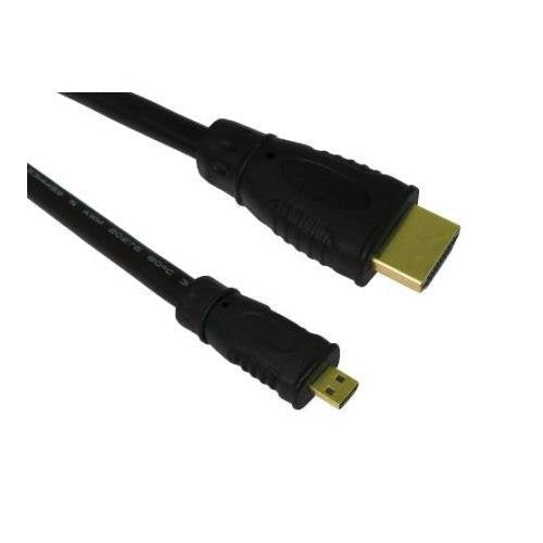 Synergy Digital Cable Compatible For Panasonic Lumix DMC-ZS60 Digital Camera AV / HDMI Cable 5 Foot High Definition Micro HDMI (Type D) To HDMI (Type A) Cable