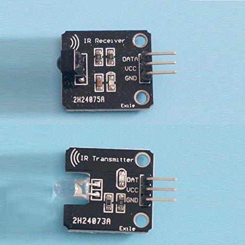 MagicW Digital 38khz Ir Receiver 38khz Ir Transmitter Sensor Module Kit for Arduino Compatible