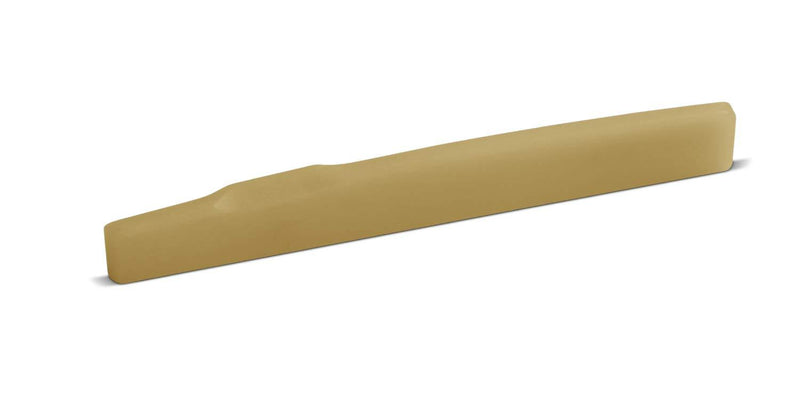 Unbleached Bone Saddle – Fits Many Post-2000 Gibson Guitars – 12 inch Radius