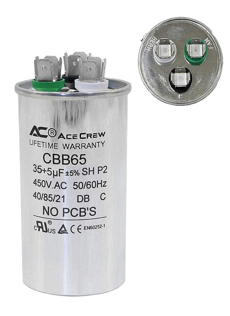 35 + 5 Dual Run Capacitor High Quality Capacitor 450VAC 35/5 35+5 Capacitor MFD